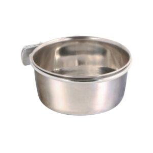 TRIXIE STAINLESS STEEL DISH WITH BASE & SCREW