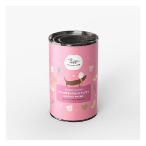 HYGGE MONOPROTEICO PUPPY TASTY PORK WITH EGG AND AROMATIC HERBS 400 G