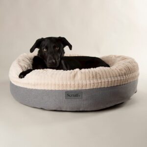 SCRUFFS - ELLEN DONUT BED - LIGHT GREY