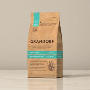 GRANDORF 4 MEAT RECIPE ADULT MEDIUM & MAXI