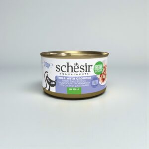 SCHESIR -  TUNA WITH GROUPER IN JELLY - 70G