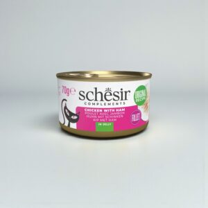 SCHESIR - CHICKEN FILLETS WITH HAM IN JELLY - 70G