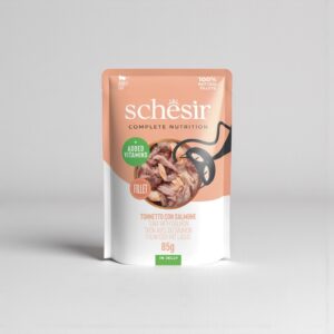 SCHESIR - TUNA WITH SALMON IN JELLY POUCH - 85G