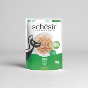 SCHESIR - CHICKEN FILLETS IN JELLY POUCH - 70G