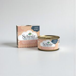 SCHESIR - KITTEN CHICKEN FILLETS WITH ALOE IN JELLY - 85G