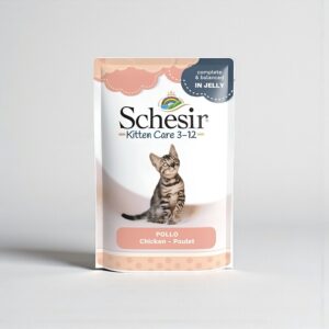 SCHESIR - KITTEN CHICKEN IN JELLY POUCH - 85G
