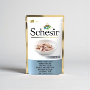 SCHESIR - TUNA WITH HAKE IN JELLY - 85G