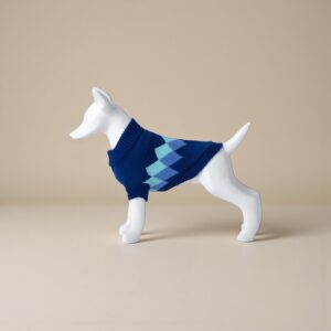 FREEDOG - RHOMBUS SWEATER - BLUE - SIZE 30 CM