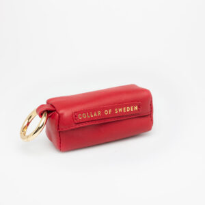 RED POOP BAG HOLDER