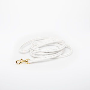 WHITE DOG LEAD VEGAN SMALL LENGTH: 170 CM