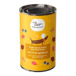 HYGGE SINGLE PROTEIN TASTY QUAIL WITH BLUEBERRIES AND SWEET POTATOES 400 G