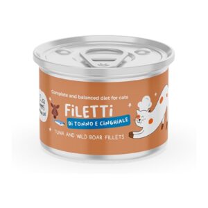 HYGGE TUNA AND WILD BOAR FILLETS COMPLETE FOOD FOR CATS 70 G