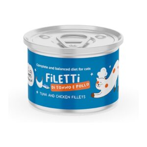 HYGGE TUNA AND CHICKEN FILLETS COMPLETE FOOD FOR CATS 70 G